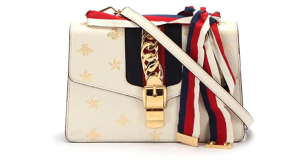 Gucci Sylvie Small Bee & Star Shoulder Bag