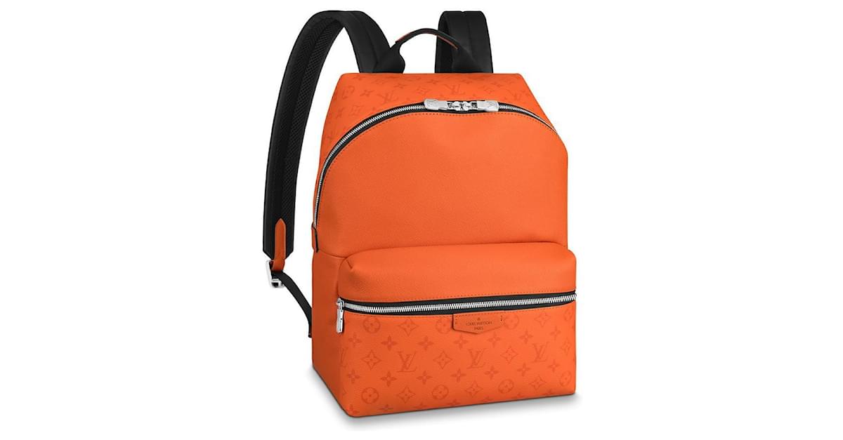 Louis vuitton orange backpack sale