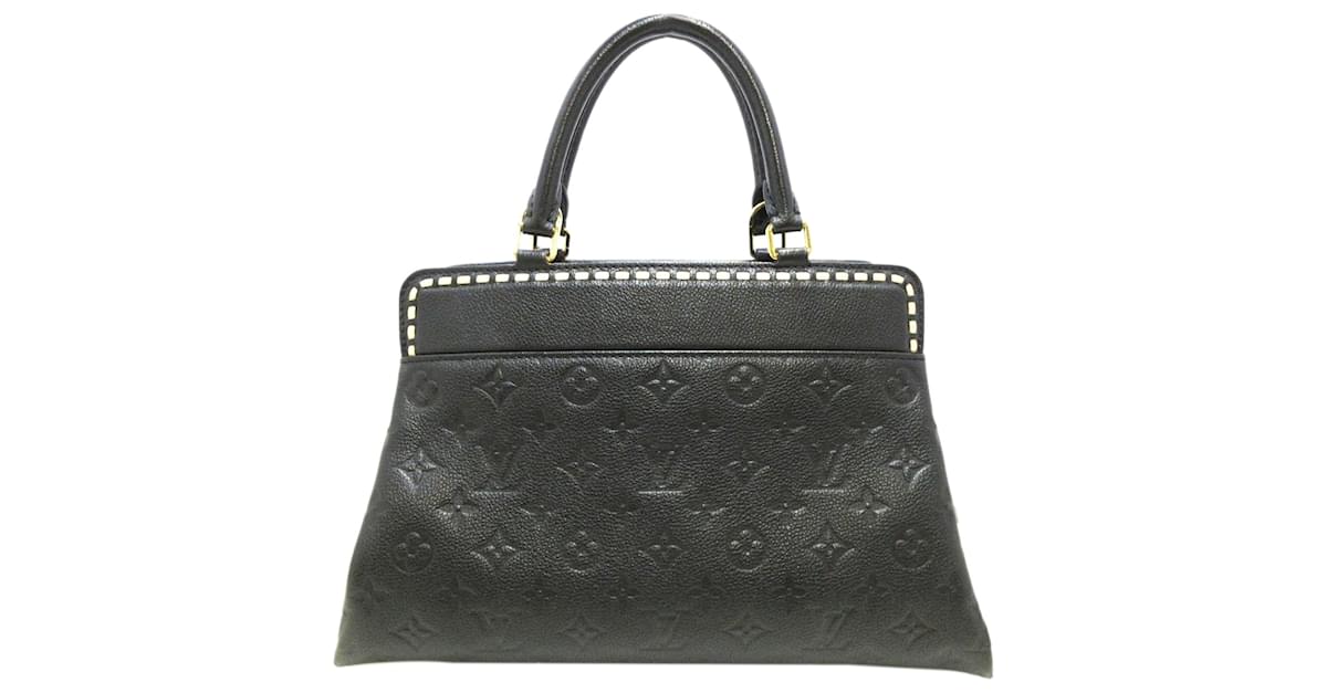 Louis Vuitton Black Monogram Empreinte Vosges MM Pony-style calfskin  ref.362984 - Joli Closet