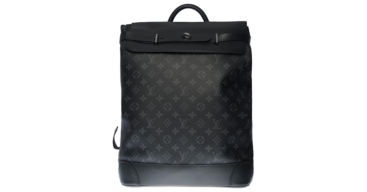 Louis Vuitton, Bags, Louis Vuitton Monogram Eclipse Steamer Backpack