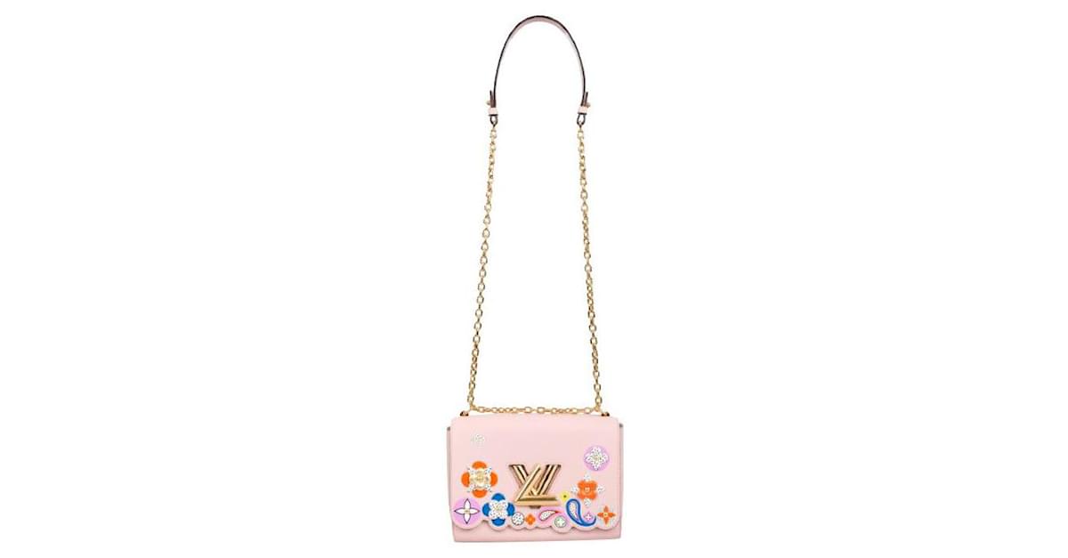 Louis Vuitton Epi leather twist bag with flowers ADL2087