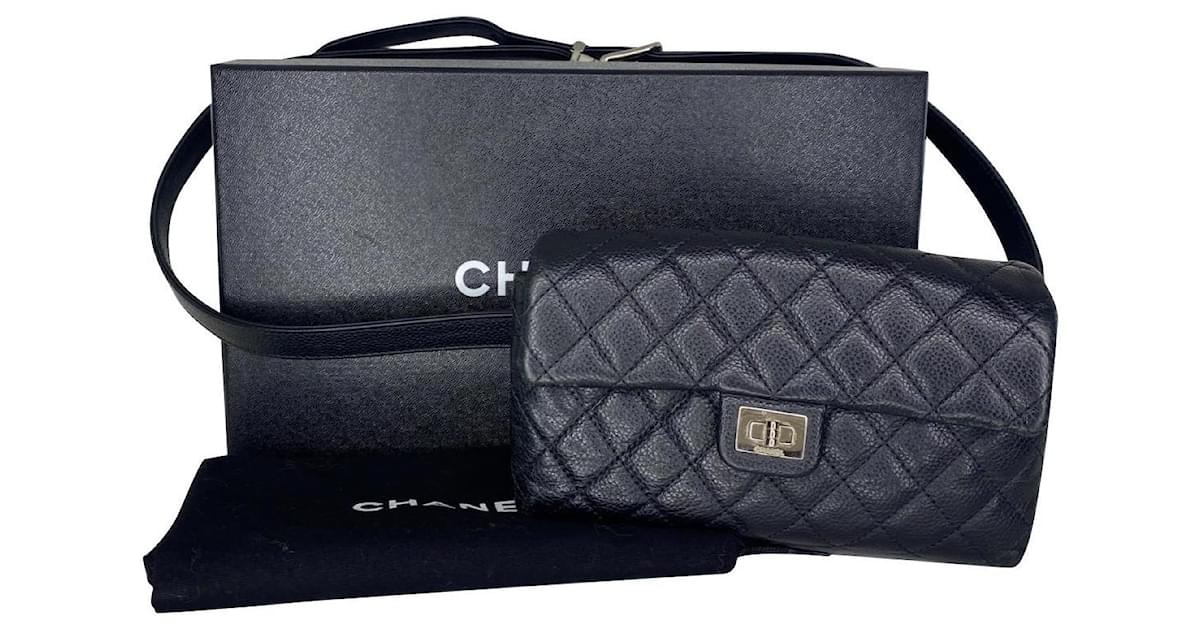 Chanel - Uniform Flap Waist Belt/Crossbody Bag Noir