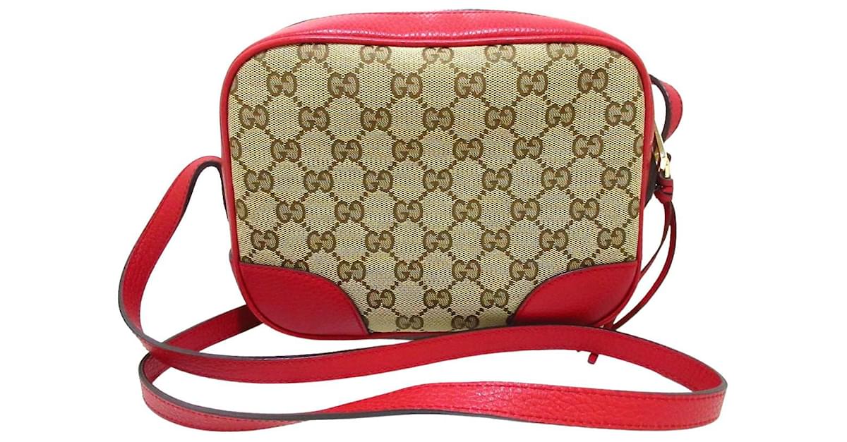 Gucci Shoulder Bag Beige Cloth ref.367381 - Joli Closet