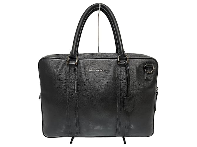 Burberry Travel Bag Black Leather Joli Closet