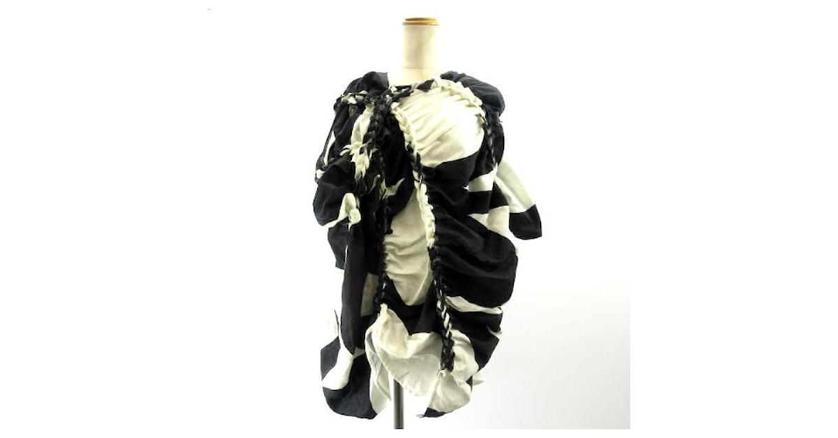 Used] JUNYA WATANABE Comme des Garcons marimekko Asymmetric dress Black  White Cotton  - Joli Closet