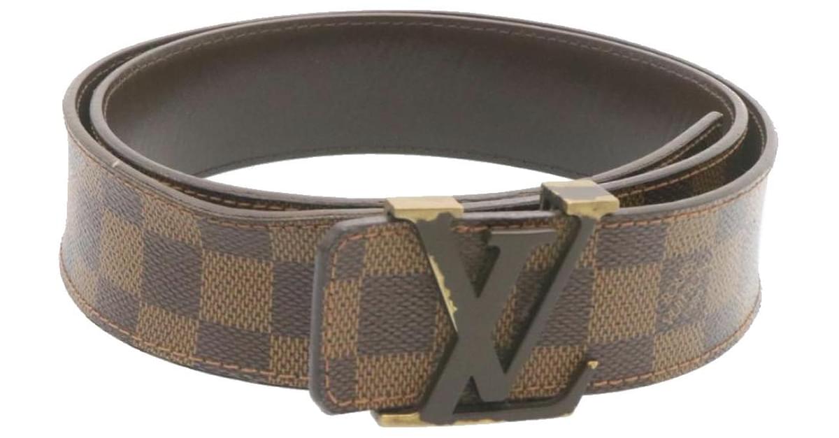 Louis vuitton belt damier ebene best sale