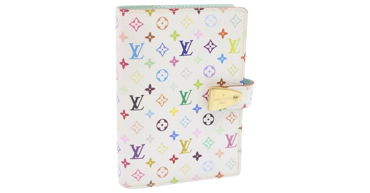 LOUIS VUITTON Multicolor Agenda Partonaire PM Day Planner R21059 LV Auth  hs1069