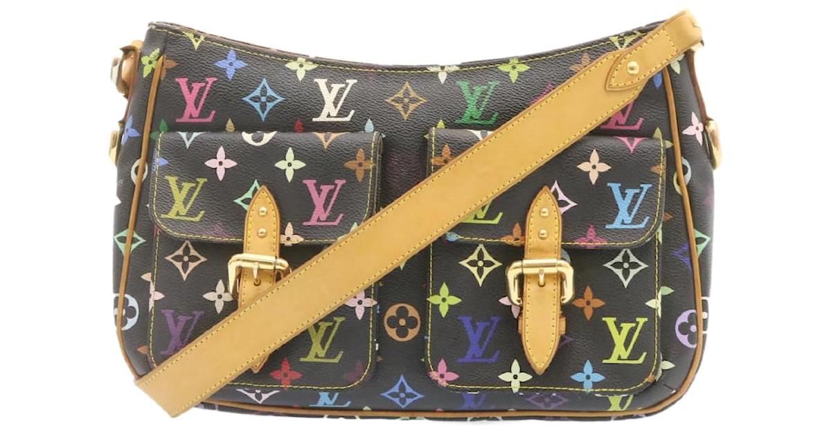 LOUIS VUITTON Multicolor Lodge GM Shoulder Bag Black M40052 LV