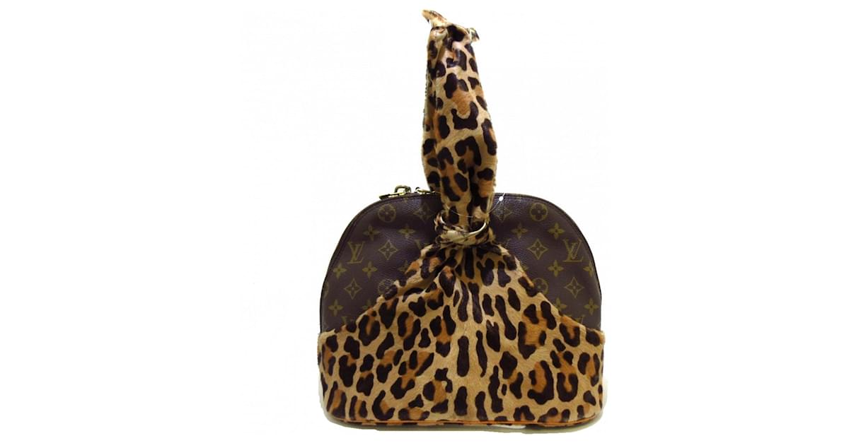 Louis Vuitton x Azzedine Alaia 'Centenaire' Leopard Alma Bag at