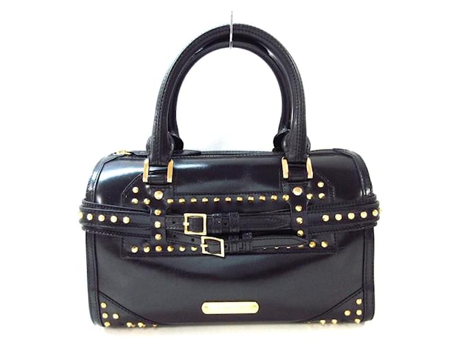 Burberry Travel Bag Black Leather ref.377593 Joli Closet