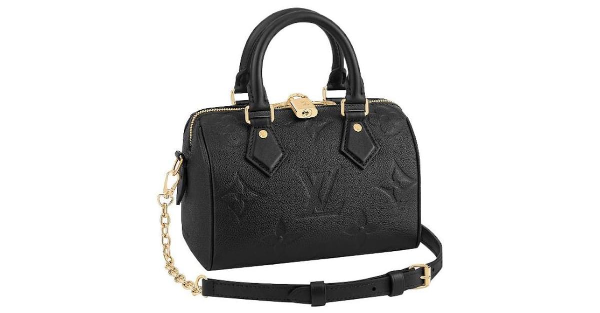 Louis Vuitton Black Patent speedy Leather - ADL1960 – LuxuryPromise