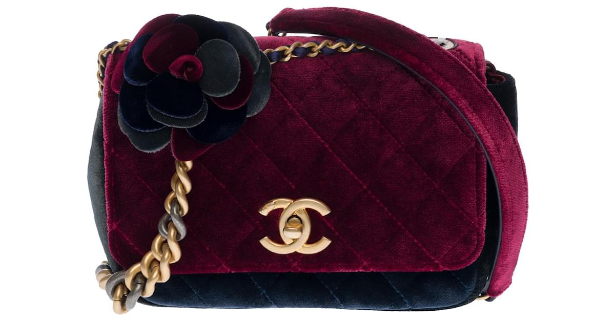 Timeless Chanel Limited Edition Camelia / Mini Classique Flap Bag