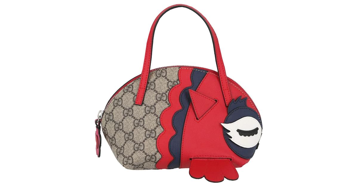 Gucci Kids Bird Top Handle Bag ref.380002 Joli Closet