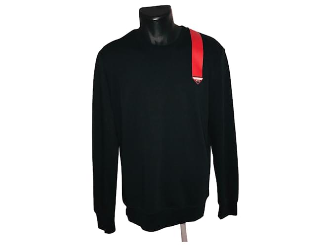 Prada Pullover Schwarz Baumwolle Joli Closet