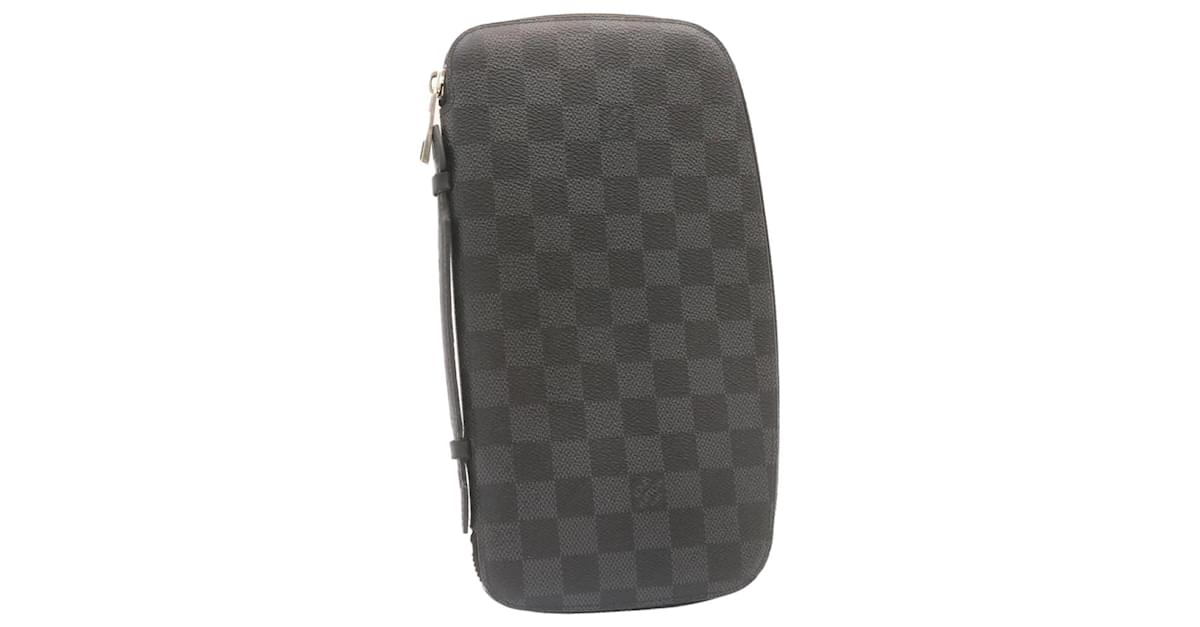 LOUIS VUITTON Damier Graphite Atoll Travel Case N48255 LV