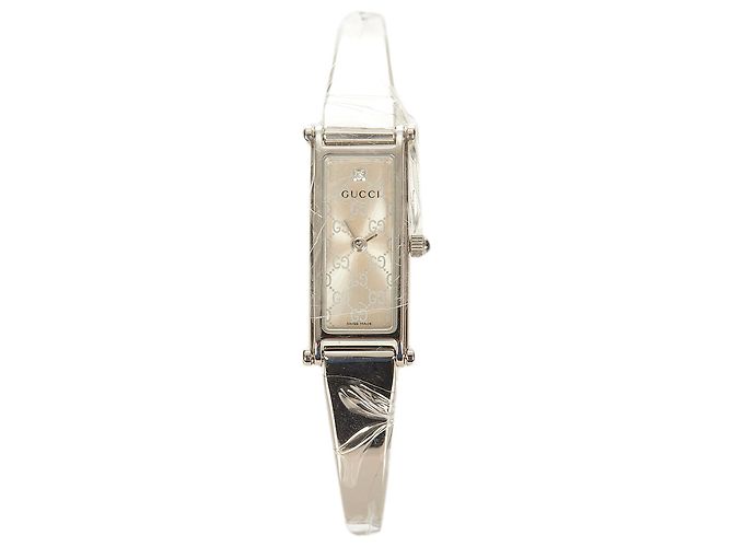 Gucci Silver 109 Stainless Steel Watch Silvery Metal ref.383809 