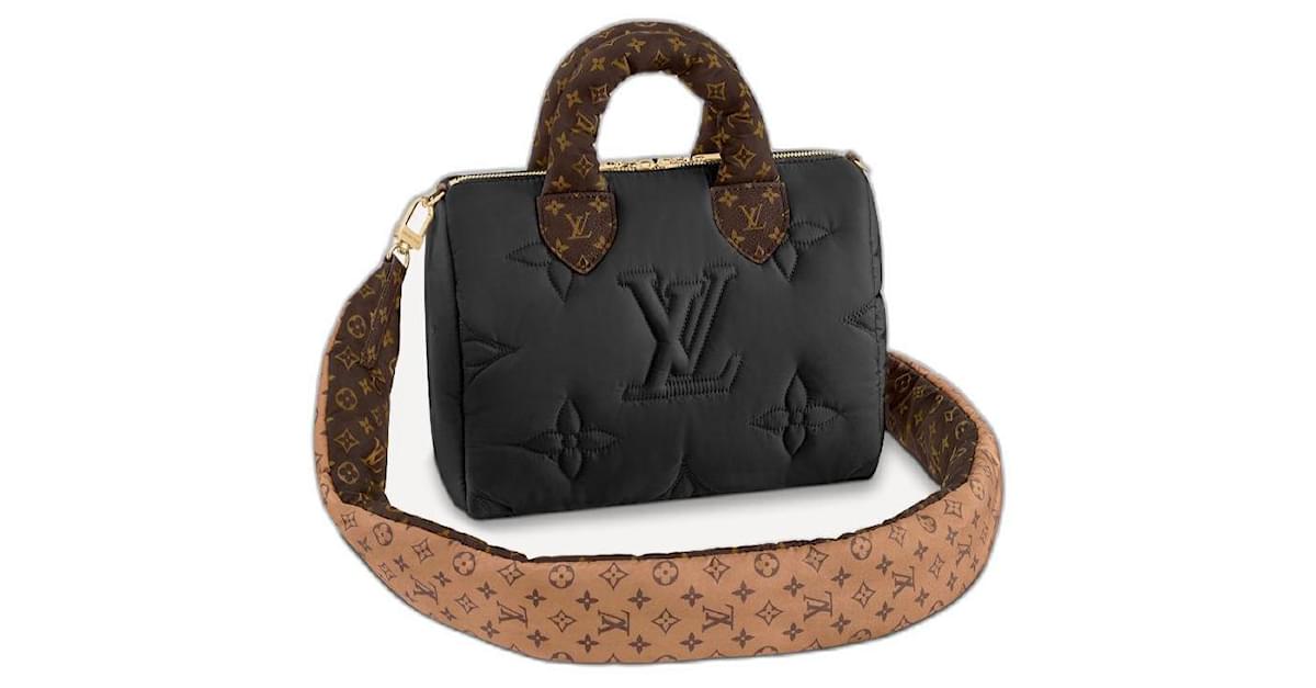 Louis Vuitton LV speedy 25 New Black Leather ref.378463 - Joli Closet