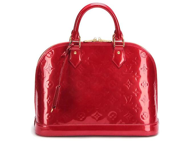 Louis Vuitton Monogram Vernis Alma PM en cuir vernis rouge ref.391652