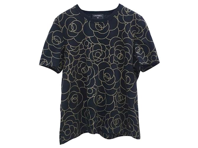 Chanel 2018 Camellia T-Shirt Multiple colors Cotton ref.391829
