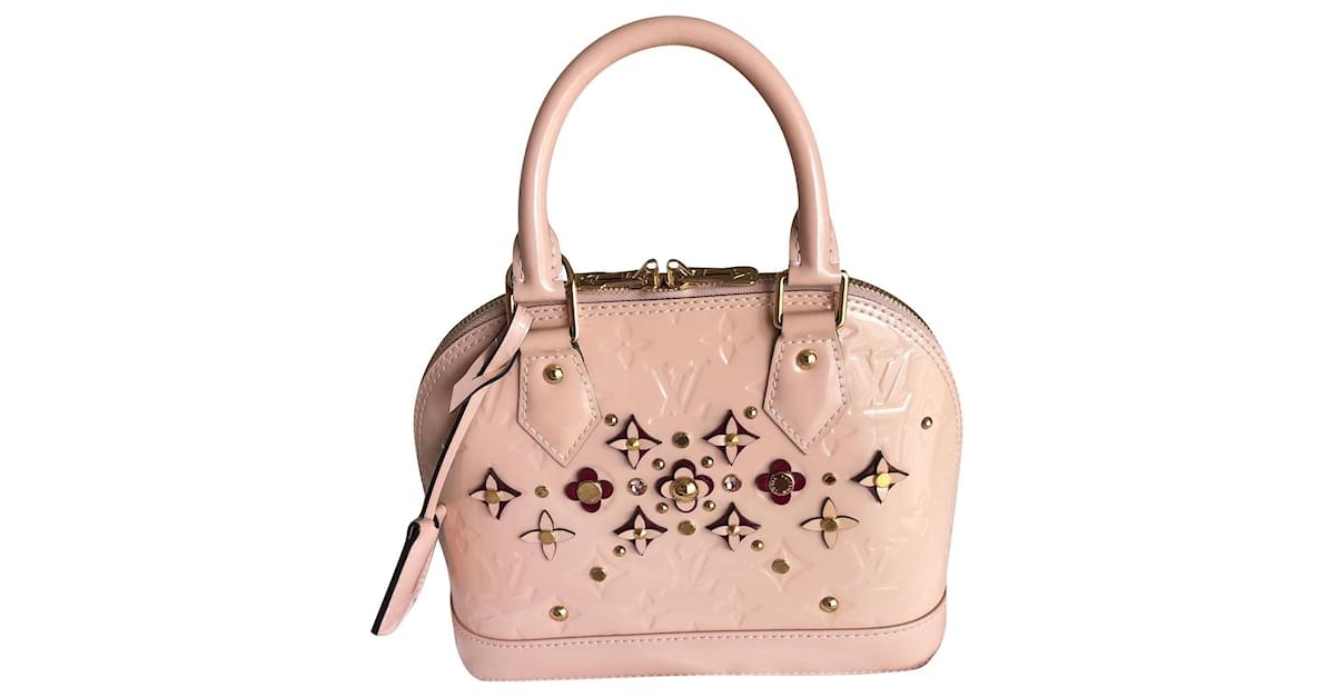 Louis Vuitton Alma BB Monogram Vernis Flower Bag - Limited Edition - Closet  Upgrade