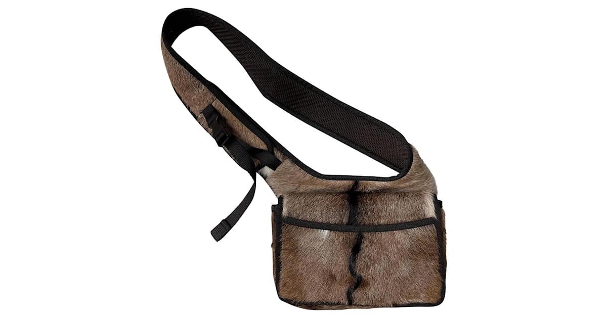 Vintage Miu Miu waist bag Brown Goatskin ref.396530 - Joli Closet