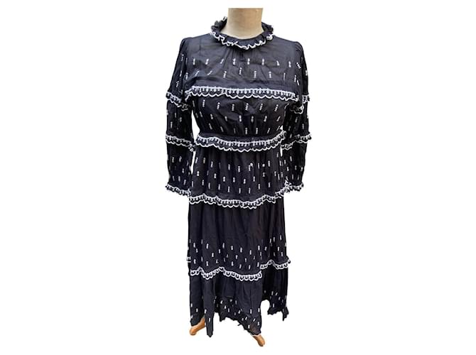 Étoile Isabel Marant Embroidered Dress Isabel Marant Etoile Viola Long Sleeve Dress Ecru