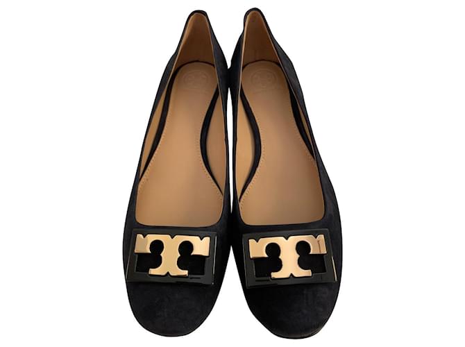 Tory Burch Gigi navy blu suede pumps Navy blue Joli