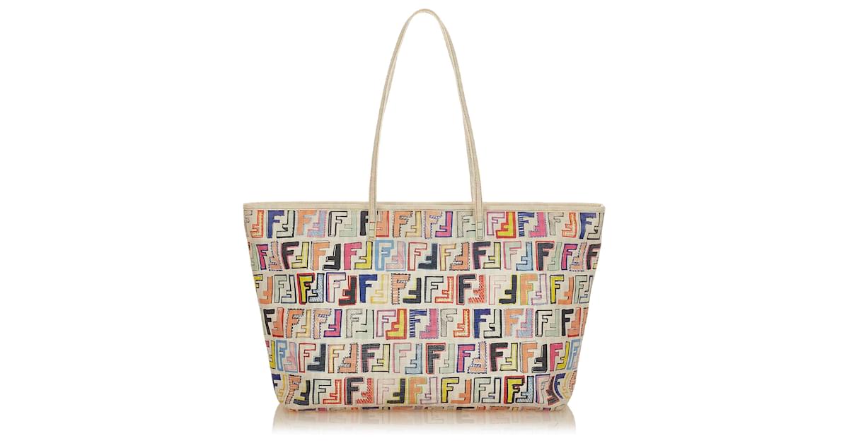 Roll bag tote Fendi Multicolour in Plastic - 31572784
