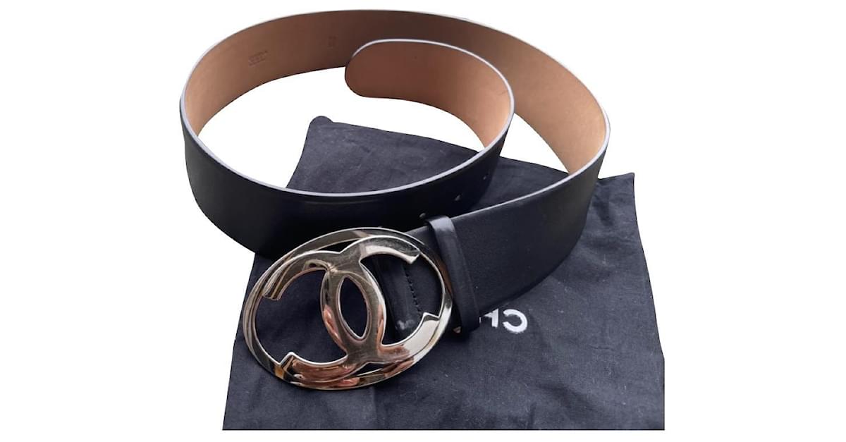Chanel Belts Black Leather ref.404410