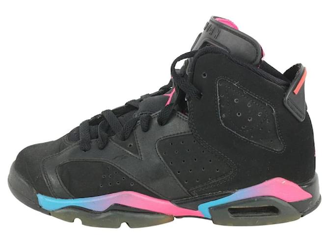 Nike 2012 Juventud 5.5 US Flash Back Negro x Rosa Air Jordan VI 6  ref.404985 - Joli Closet