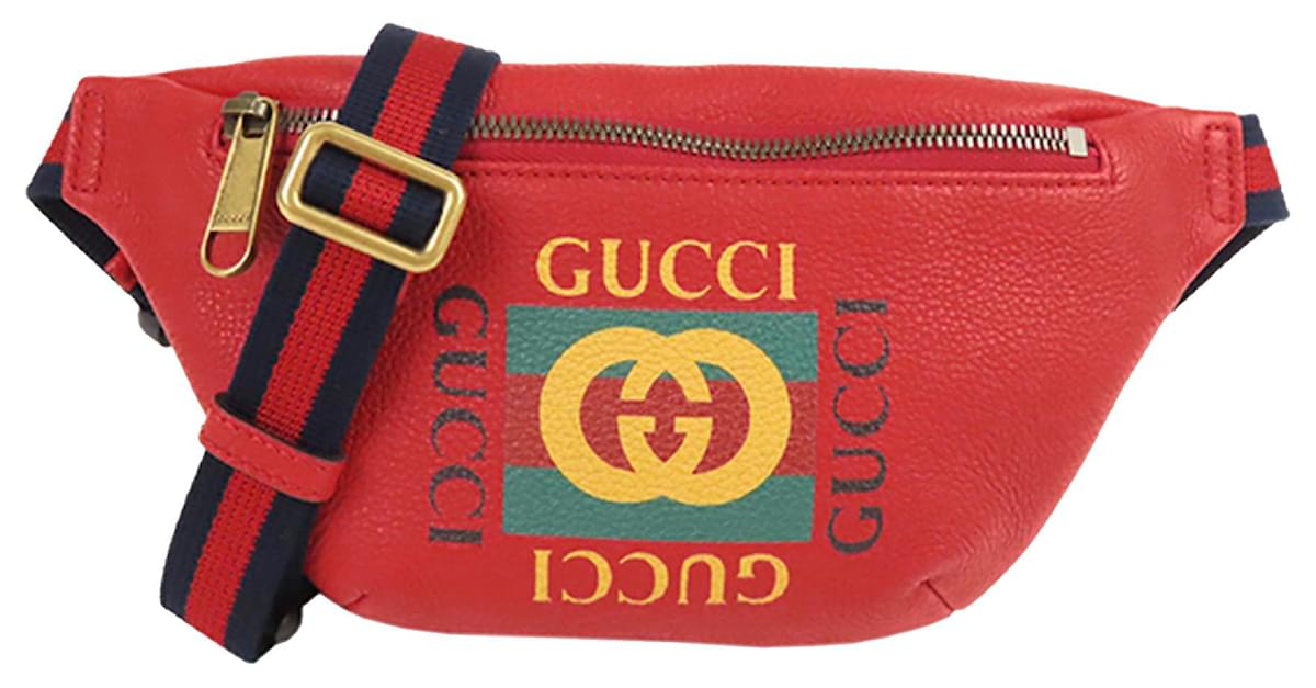 Gucci fanny pack red online