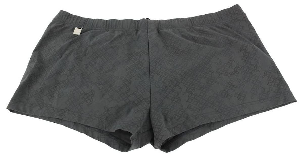 Pantaloncini da nuoto Louis Vuitton marrone damier da uomo XL XLARGE *LEGGI