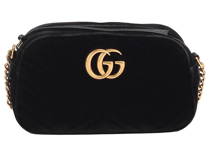 BORSA a spalla GG Marmont in velluto GUCCI