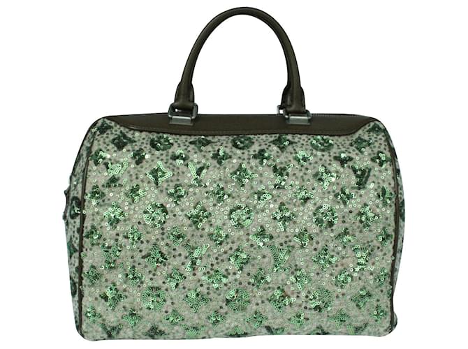 Louis Vuitton Limited Edition Green/Brown Sequin Sunshine Express