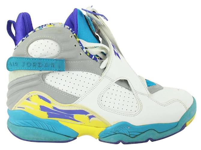 Nike 2007 Womens 8 US Mens 9.5 Aqua Air Jordan VII 7 ref