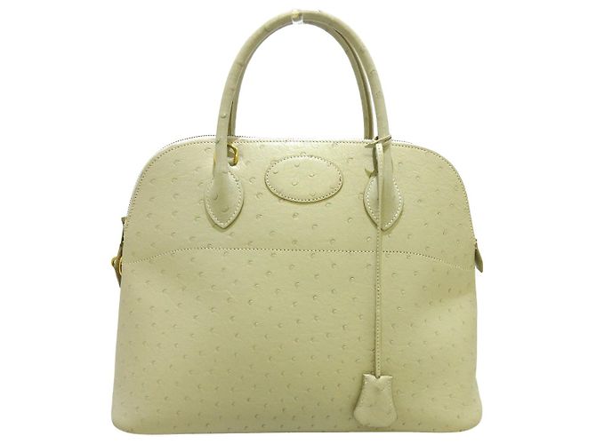 410501 Hermès Hermes Bolide Cream Leather ref.410501 - Joli Closet
