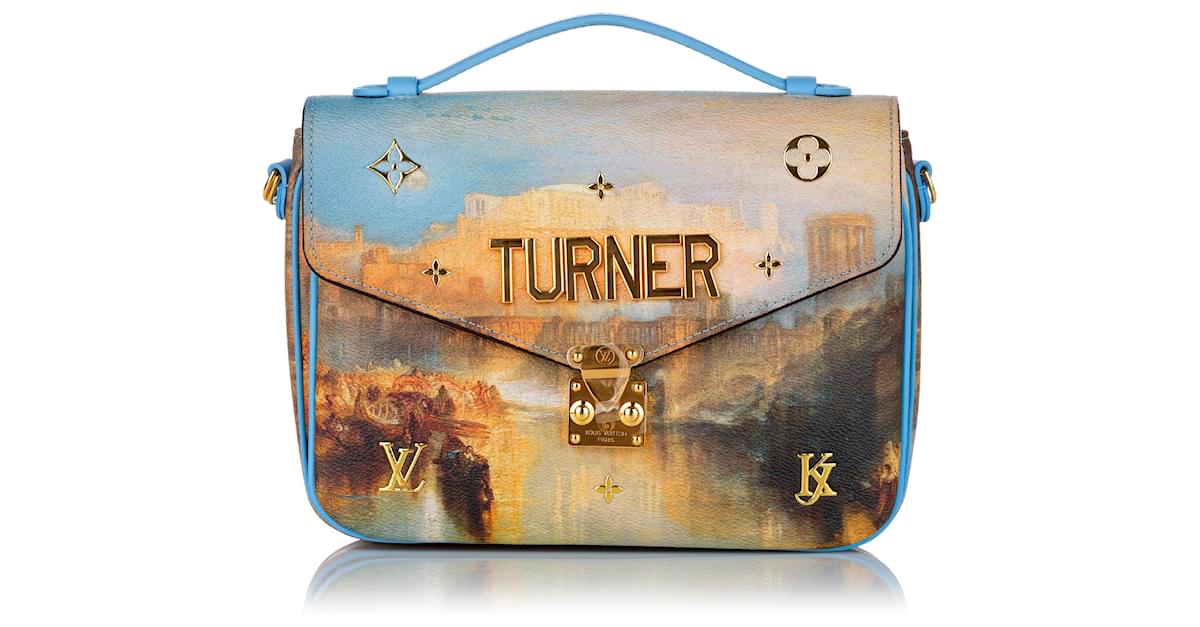 Louis Vuitton Coated Canvas Masters Jeff Koons Turner Pochette Metis Bag