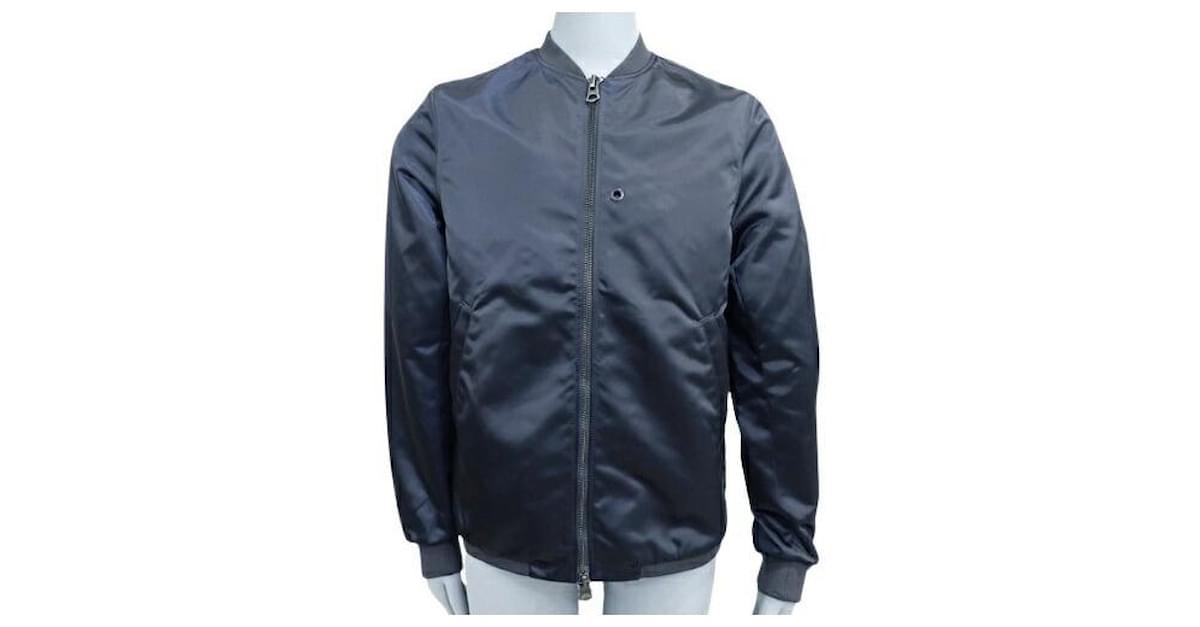 Used] ACNE STUDIOS Selo Light MA-1 Bomber Jacket Outerwear Apparel Clothing  Fashion Navy Blue ref.417460 - Joli Closet