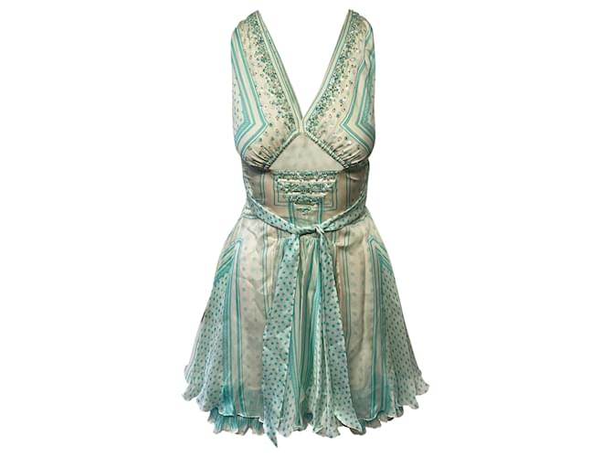 slim fit dress slacks ROBERTO CAVALLI PRE FALL 2008 GREEN GOWN – Found And Vision