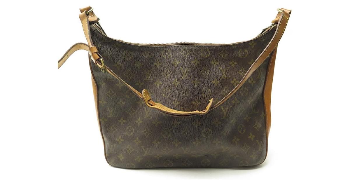 Louis Vuitton Vintage - Monogram Satin Little Boulogne Bag - Brown Bronze -  Canvas and Leather Handbag - Luxury High Quality - Avvenice