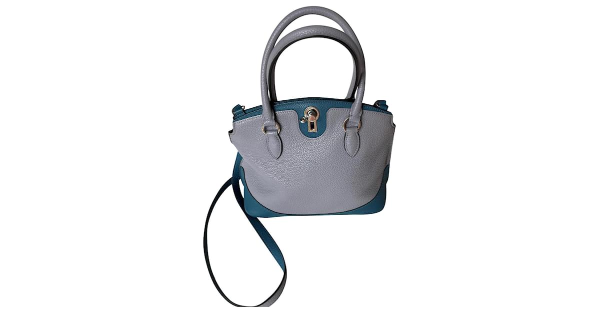 Moynat Josephine Grey Leather ref.421214 - Joli Closet