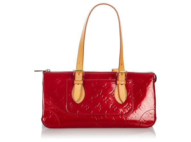 Rosewood Louis Vuitton Palissandre Rouge Vernis Cuir Cuir vernis Marron