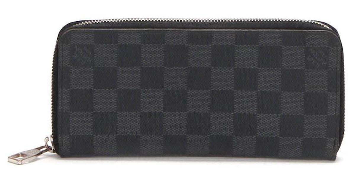 Louis Vuitton Damier Graphite Vertical Zippy in black coated/waterproof  canvas Cloth ref.424954 - Joli Closet