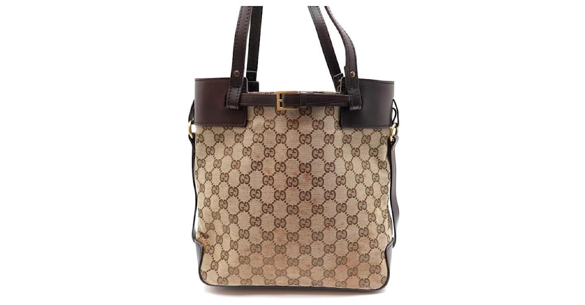 Gucci handbag bag 107757 GUCCISSIMA HAND BAG PURSE MONOGRAM CANVAS