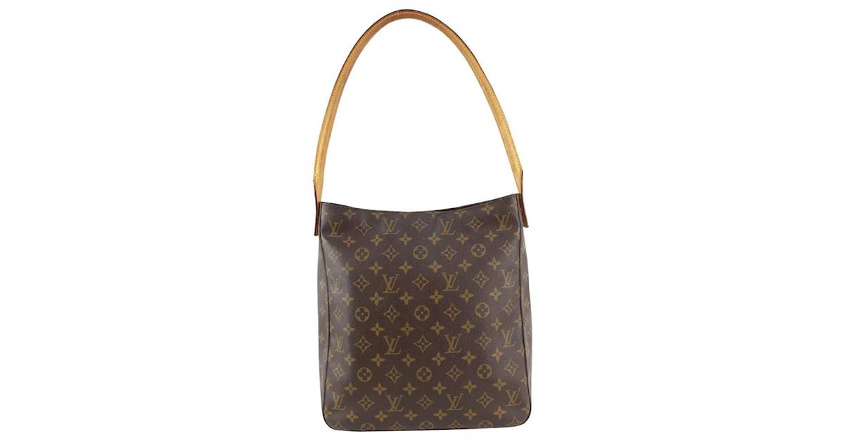 Louis Vuitton Discontinued Monogram Looping MM Zip Hobo Shoulder Bag  Leather ref.472097 - Joli Closet
