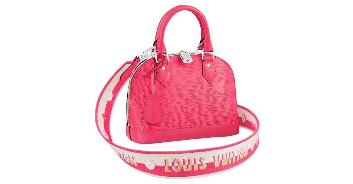 Louis Vuitton Alma BB Shoulder Bag - pink at 1stDibs