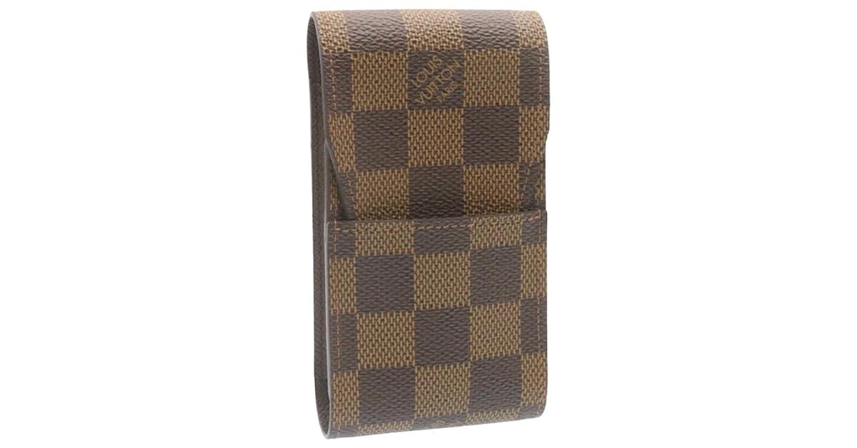 LOUIS VUITTON Damier Etui Cigarette Case Ebene N63024