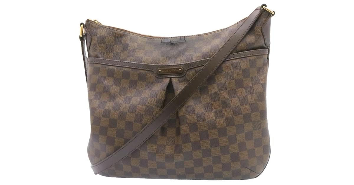 LOUIS VUITTON Damier Ebene Bloomsbury GM Shoulder Bag N42250 LV