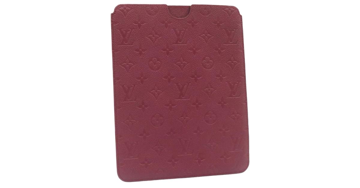 LOUIS VUITTON Monogram Empreinte Tablet iPad Case Purple M60369 LV