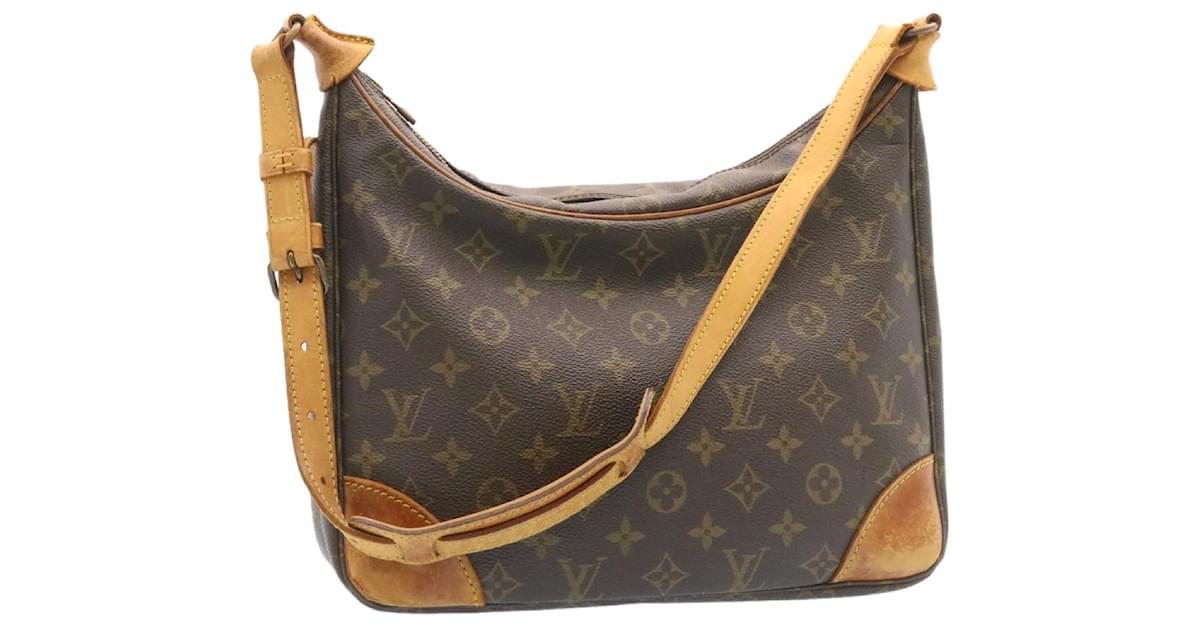 Louis Vuitton Monogram Multicolor Boulogne Shoulder Bag Black M92638 Auth 23547A, Women's